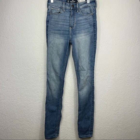 Hollister Mid-Rise Super Skinny Classic Stretch Jeans - Picture 1 of 7